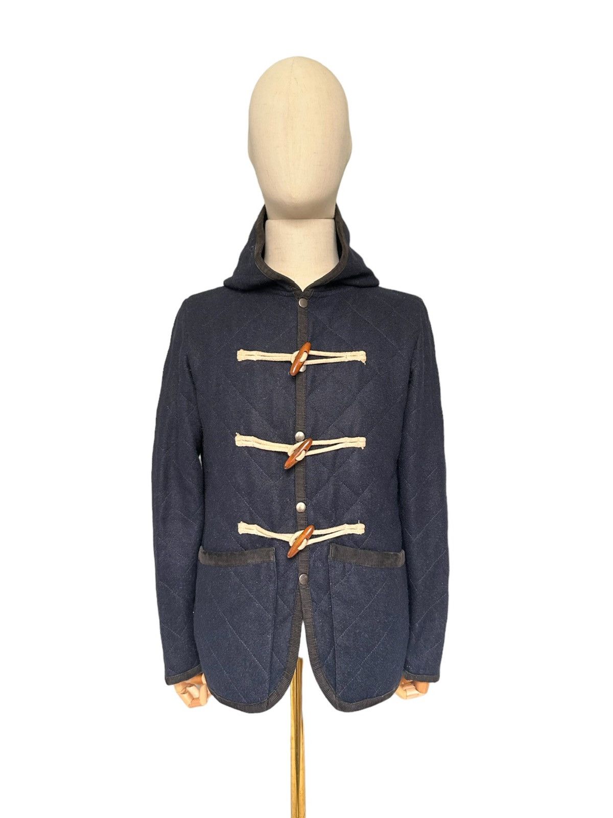 If Six Was Nine 00's Casper John wool rayon quilted jacket Size US M / EU 48-50 / 2 - 5 Thumbnail