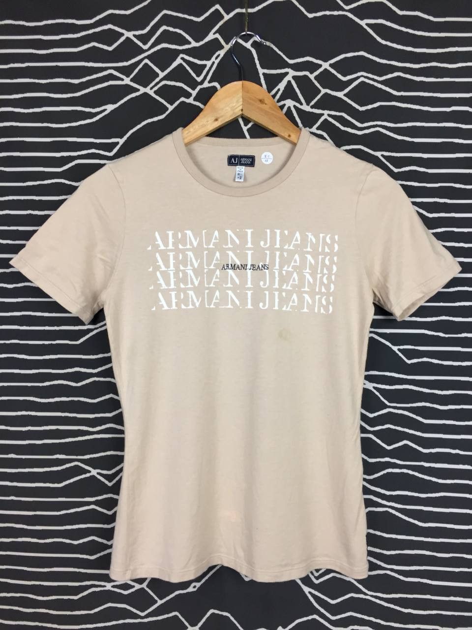 Armani Exchange Armani Jeans AJ Spell Out Logo Made In Italy Tee Size S / US 4 / IT 40 - 2 Thumbnail