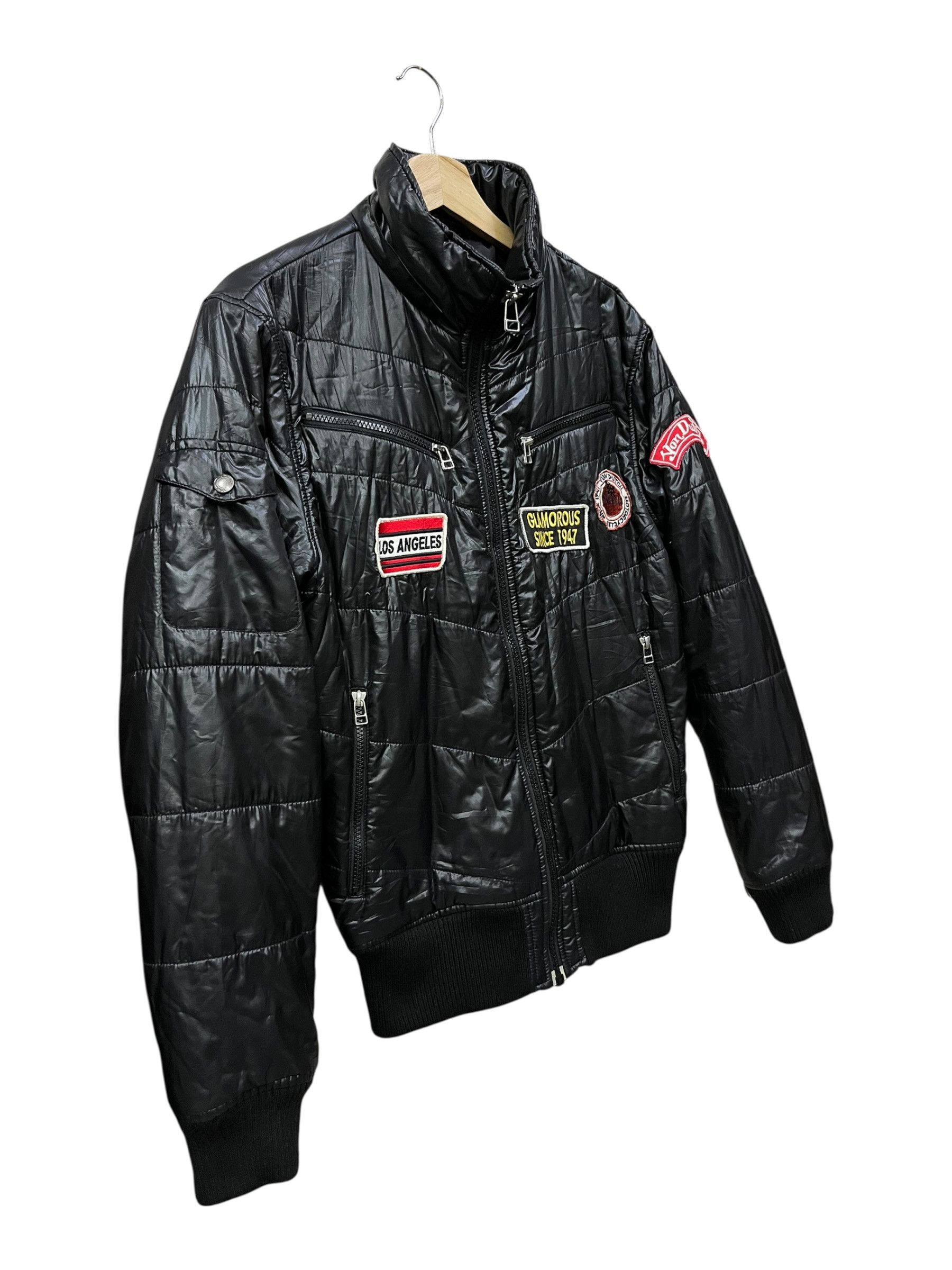 Von Dutch Vintage Von Dutch Quilted Puffer Jacket Black Los Angeles Size US S / EU 44-46 / 1 - 6 Thumbnail