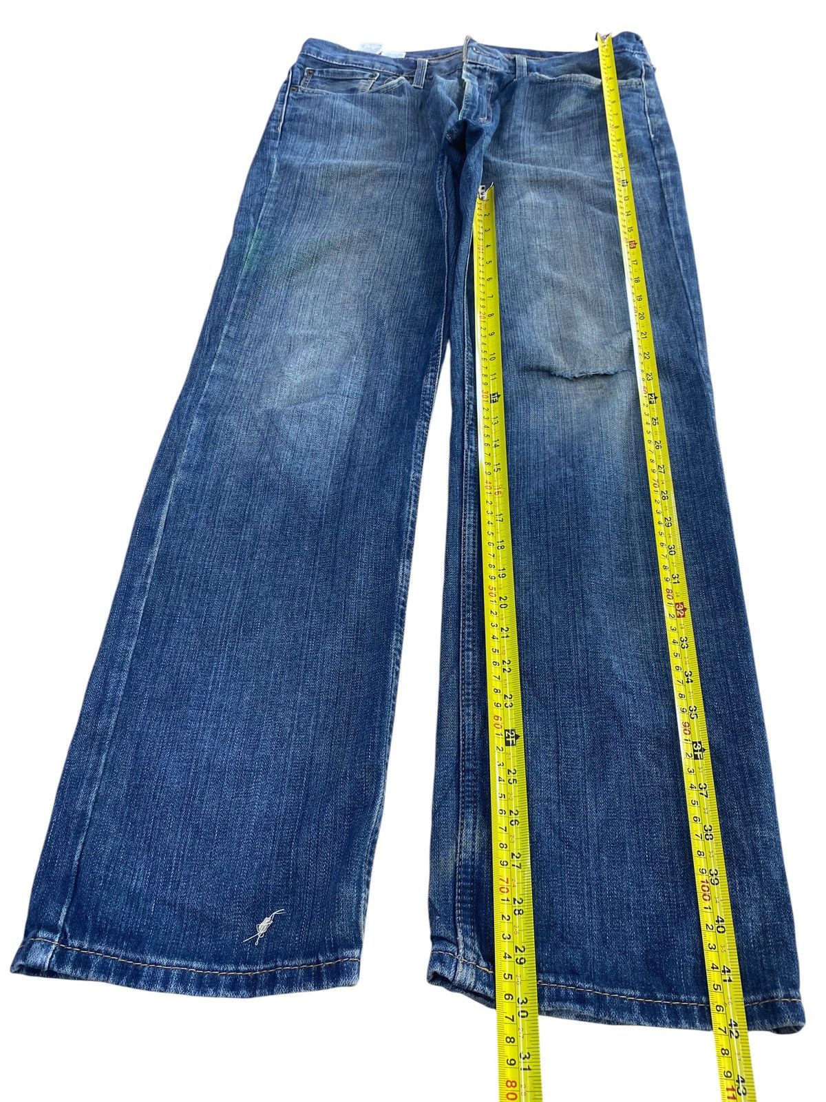 Levi's Vintage Levi’s 514 Faded Wash Style Ripped Jeans Size US 34 / EU 50 - 6 Thumbnail
