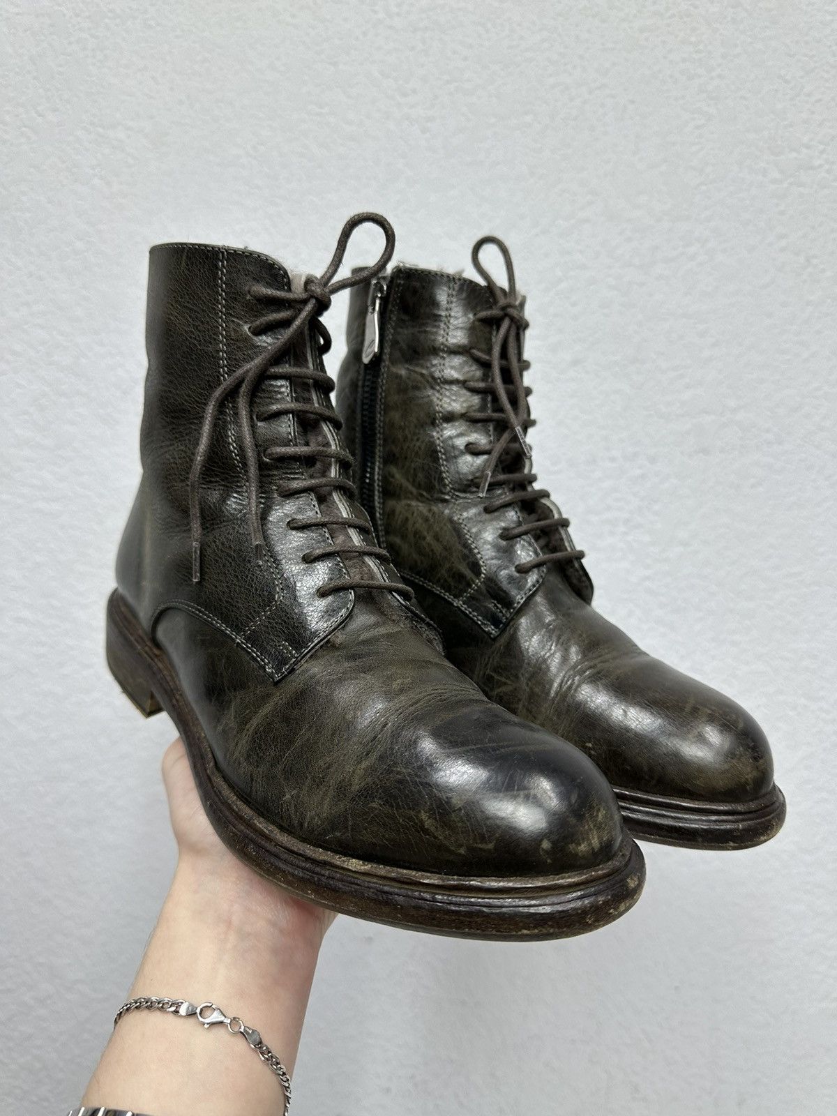 Hedi Slimane Vintage AS 98 Leather Boots IfSixWasNine Japan Balenciaga Size US 6 / EU 39 - 4 Thumbnail