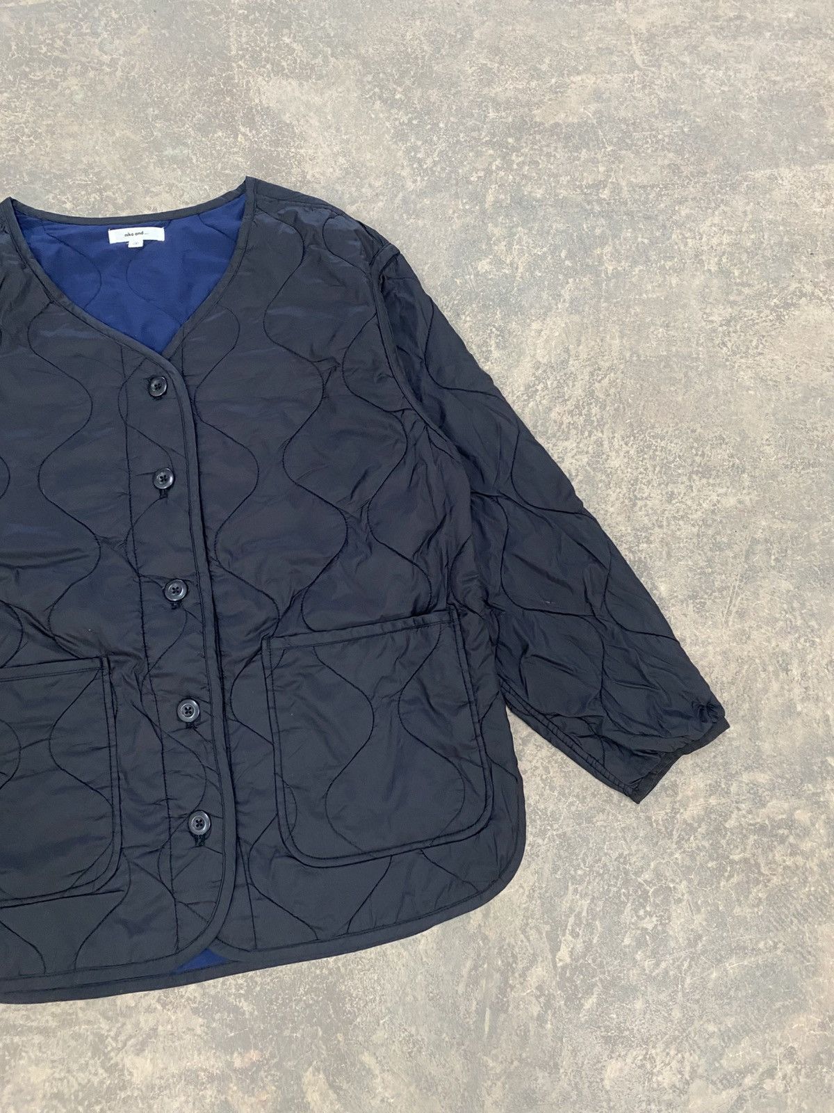 Japanese Brand Niko And… Quilted Puffer Down Jacket Military Cardigan Size US M / EU 48-50 / 2 - 2 Thumbnail
