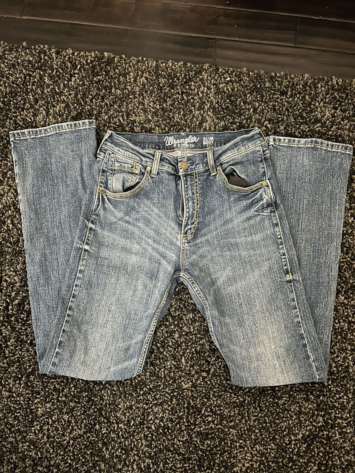 Wrangler Wrangler slim boot jeans Size US 30 / EU 46 - 2 Thumbnail
