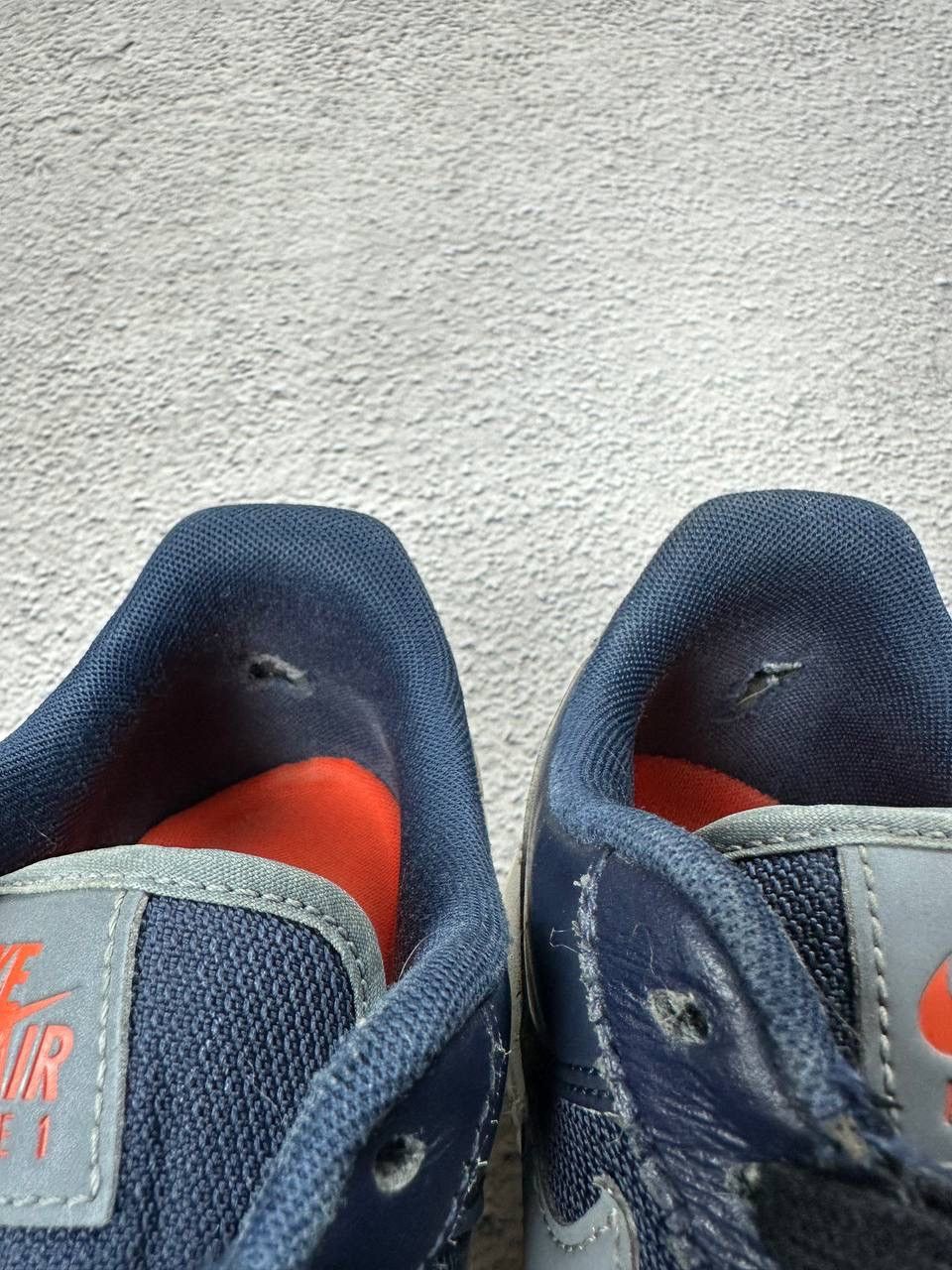 Nike Vintage Nike Air Force 1 07 LV8 Blue Orange Leather Sneakers Size US 8.5 / EU 41-42 - 13 Thumbnail