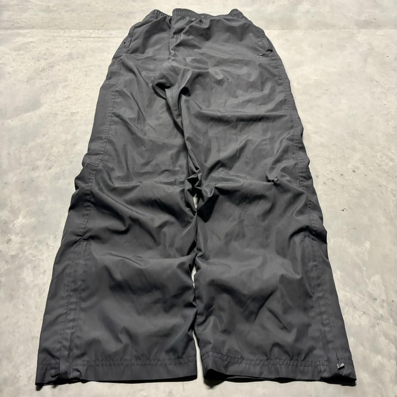 Japanese Brand × Vintage Crazy Vintage Y2K/2000s Baggy Grey Skater Drill Gorcpore Track Pants! Size US 34 / EU 50 - 3 Thumbnail
