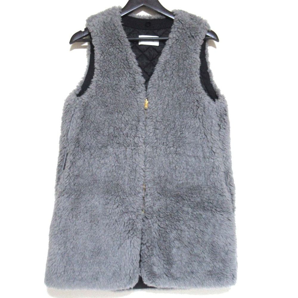 Other Other THE RERACS Padded Boa Long Vest Textile Outerwear DUTY FREE for USA Size ONE SIZE - 1 Thumbnail