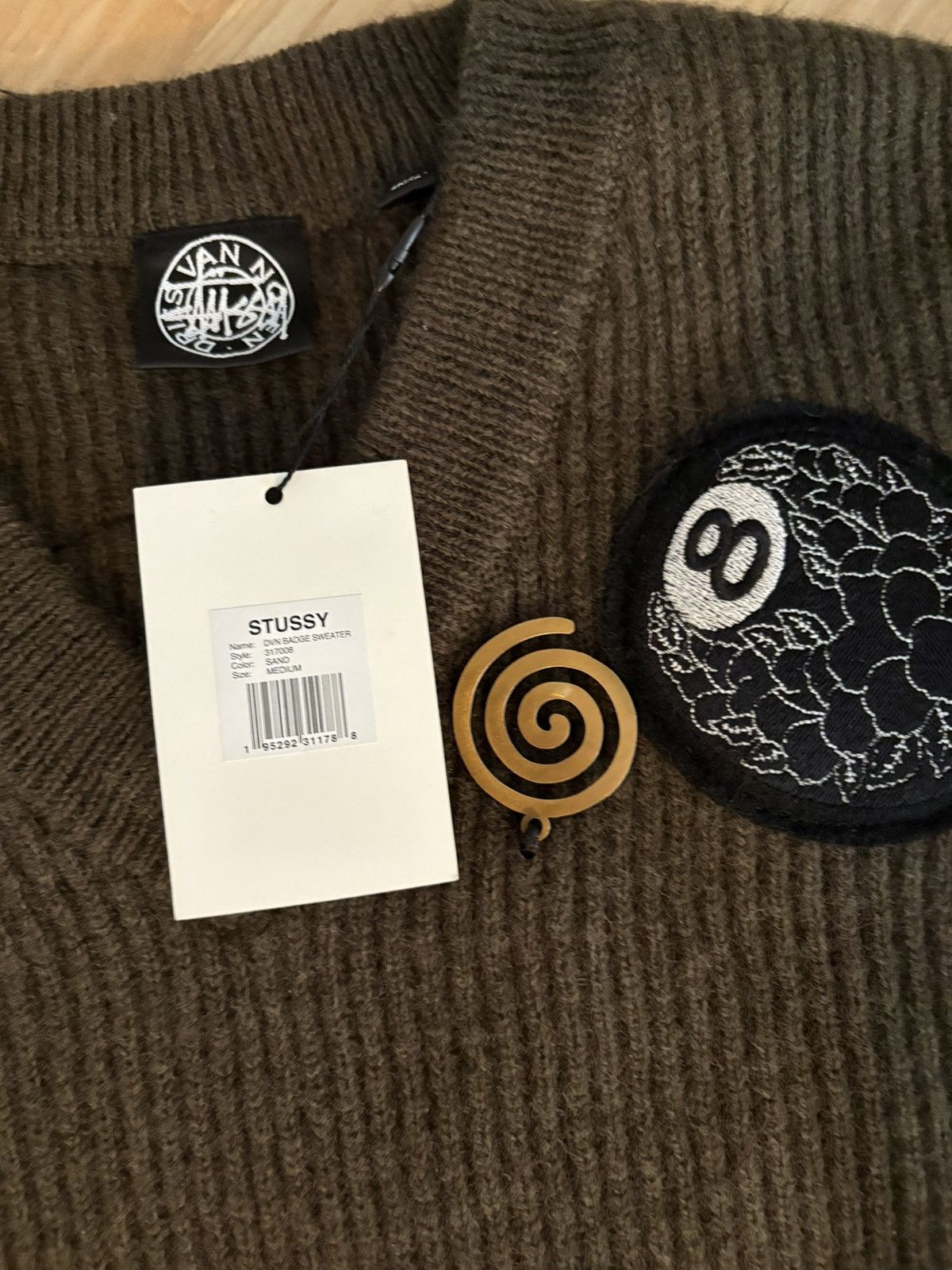 Dries Van Noten × Stussy Stussy & Dries Van Noten Patch Knit Sweater Size US M / EU 48-50 / 2 - 3 Thumbnail