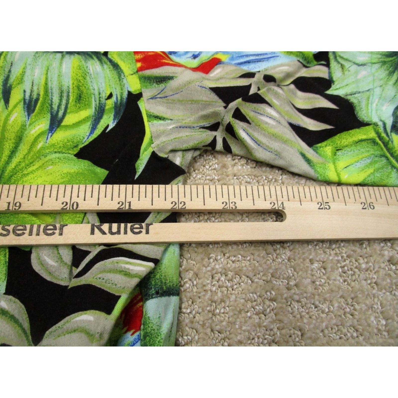 Vintage Pineapple Connection Shirt Medium Green Vintage Hawaiian Tropical Macaw Parrot Men’s Button-Up Short Sleeve Floral Size US M / EU 48-50 / 2 - 5 Thumbnail