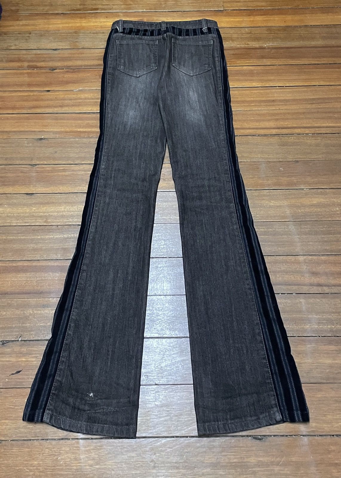 If Six Was Nine × Japanese Brand × Vintage Very Rare Vintage Japanese Brand Renault Flared Jeans 1990s Size US 29 - 2 Thumbnail