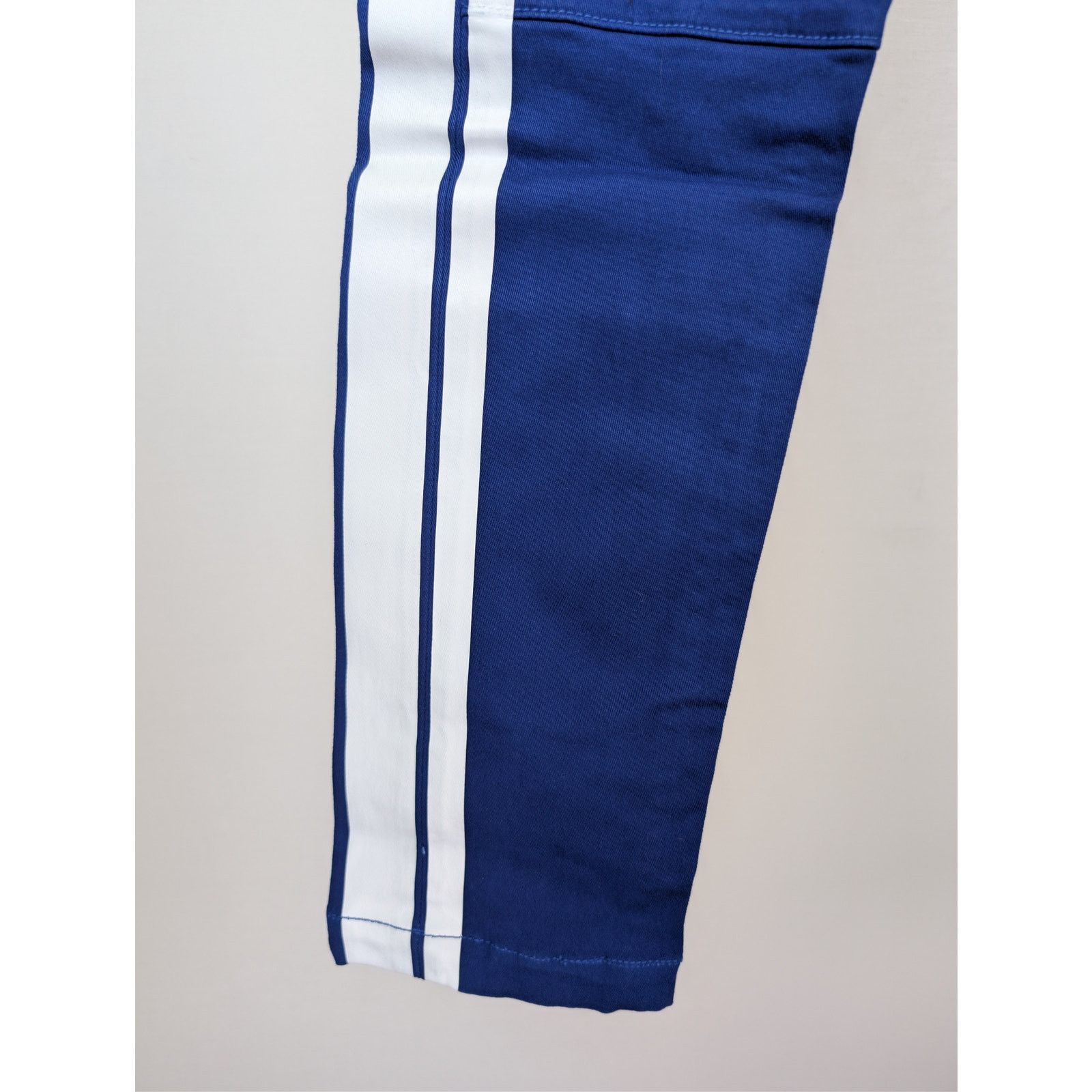 Amiri o1rshd1 Stack Track Cargo Trousers Pants Royal Blue / White Size US 28 / EU 44 - 9 Thumbnail