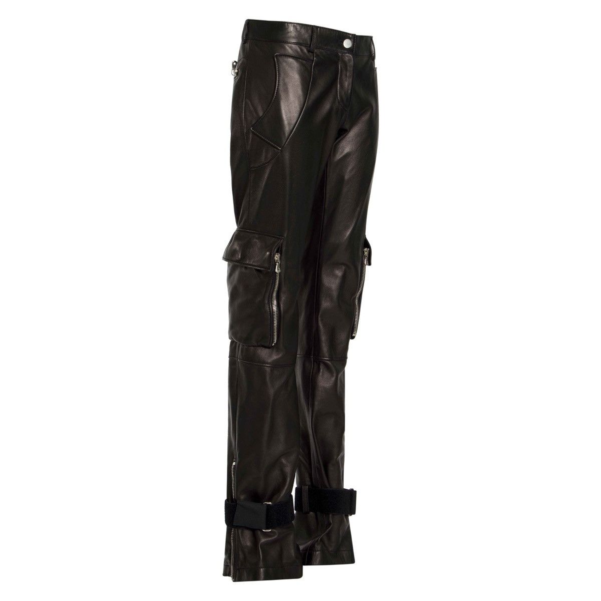 Dolce & Gabbana 2003 CARGO LEATHER PANTS Size 28" / US 6 / IT 42 - 2 Thumbnail