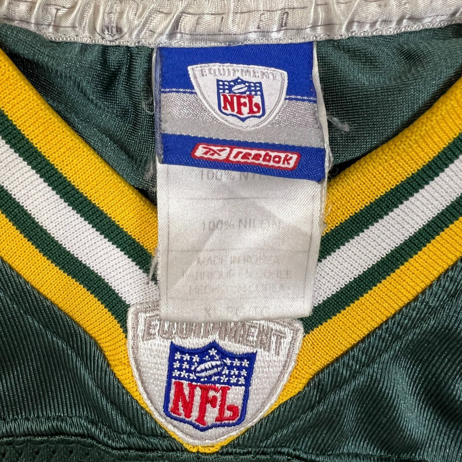 NFL × Reebok × Vintage Reebok Brett Favre Green Bay Packers NFL Jersey XL Football Size US XL / EU 56 / 4 - 10 Thumbnail