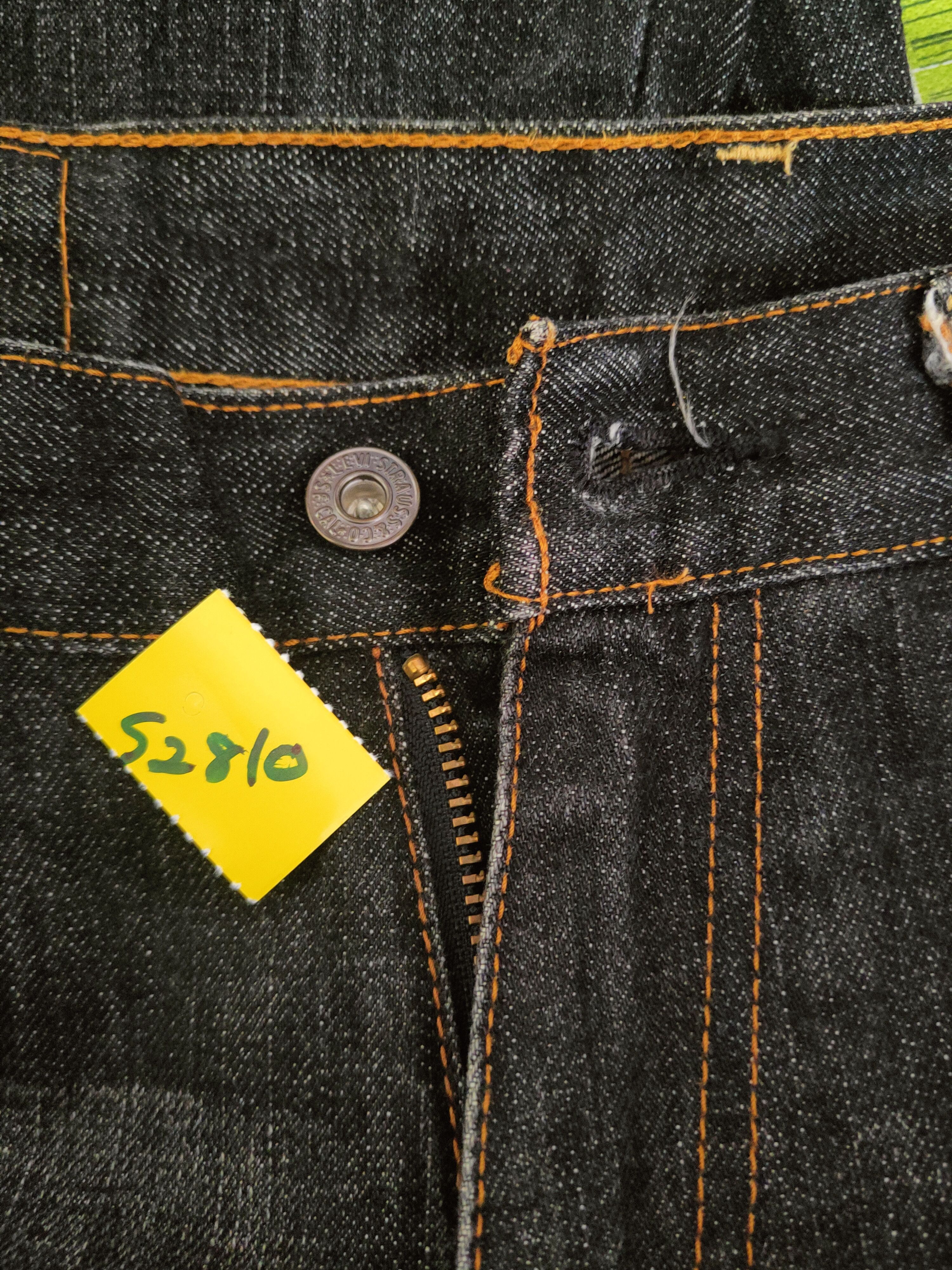 Levi's 503 Levi's Black Distressed Ripped Jeans #S2810 Size US 32 / EU 48 - 18 Thumbnail