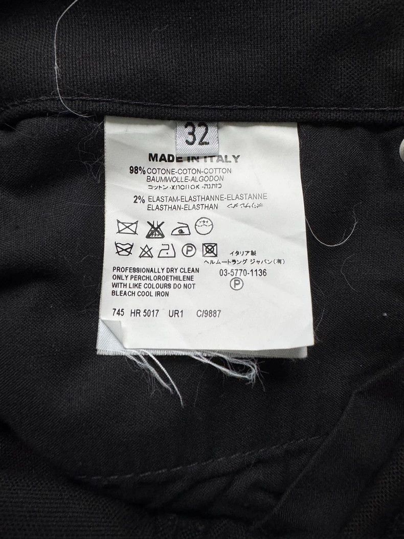 Helmut Lang HELMUT LANG Elastic Cotton Black Jeans Size US 32 / EU 48 - 5 Thumbnail