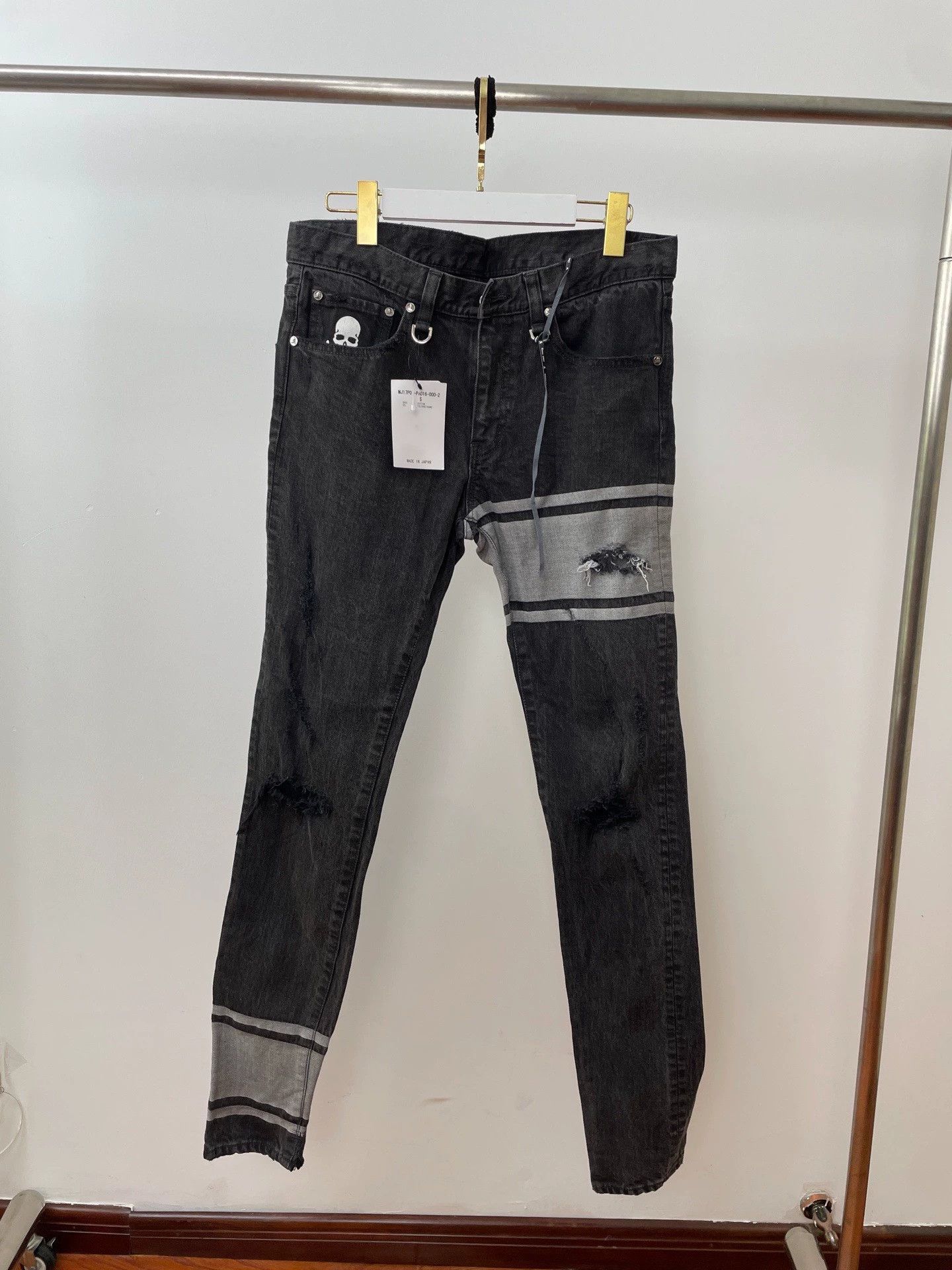 Mastermind Japan MMJ 17 Prologue Vol.1 Wash Distressed Knee Jeans S Size US 30 / EU 46 - 1 Thumbnail