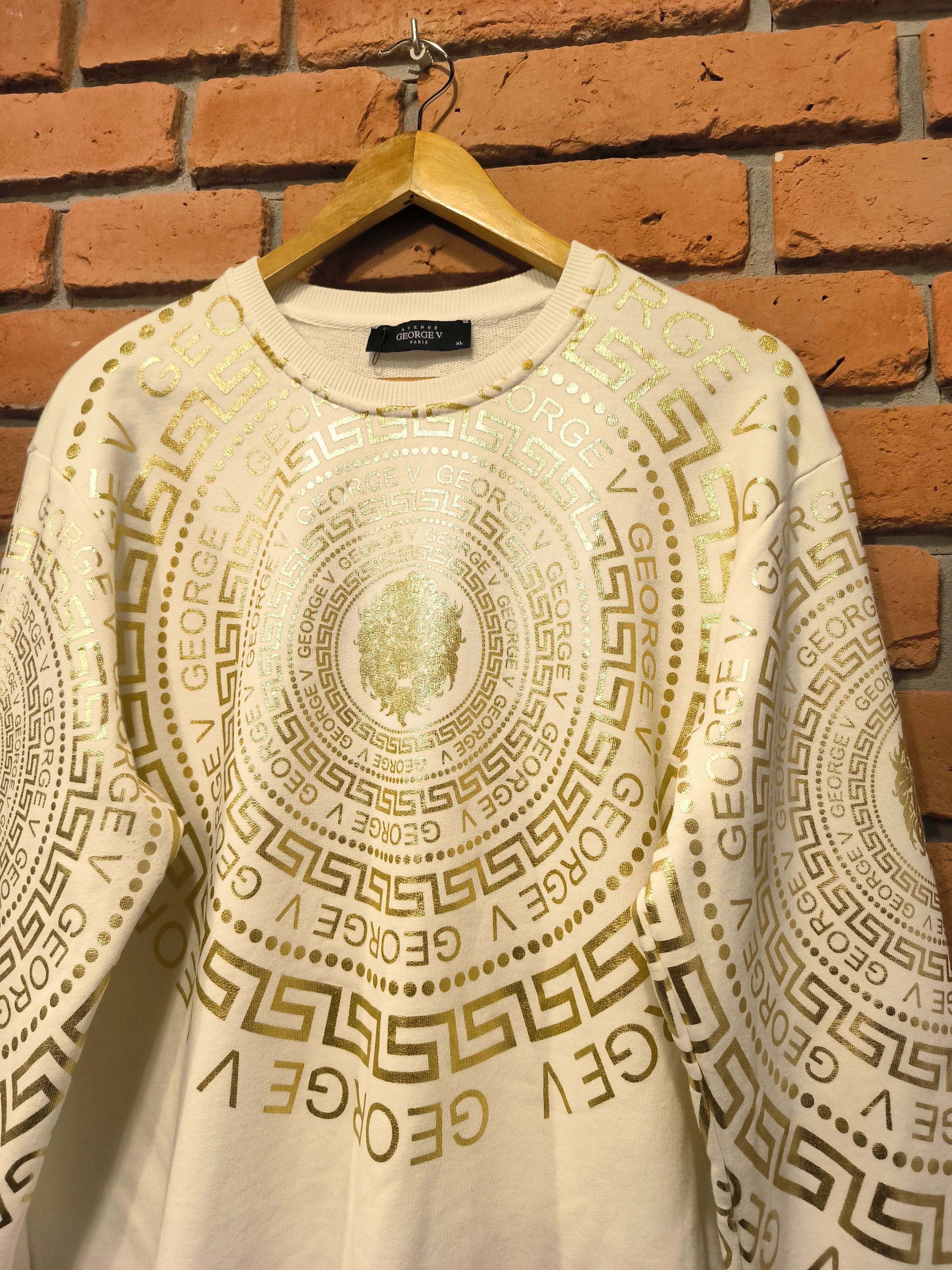 Other Avenue George V Paris Print Logo Crewneck Sweatshirt Size US XL / EU 56 / 4 - 3 Thumbnail
