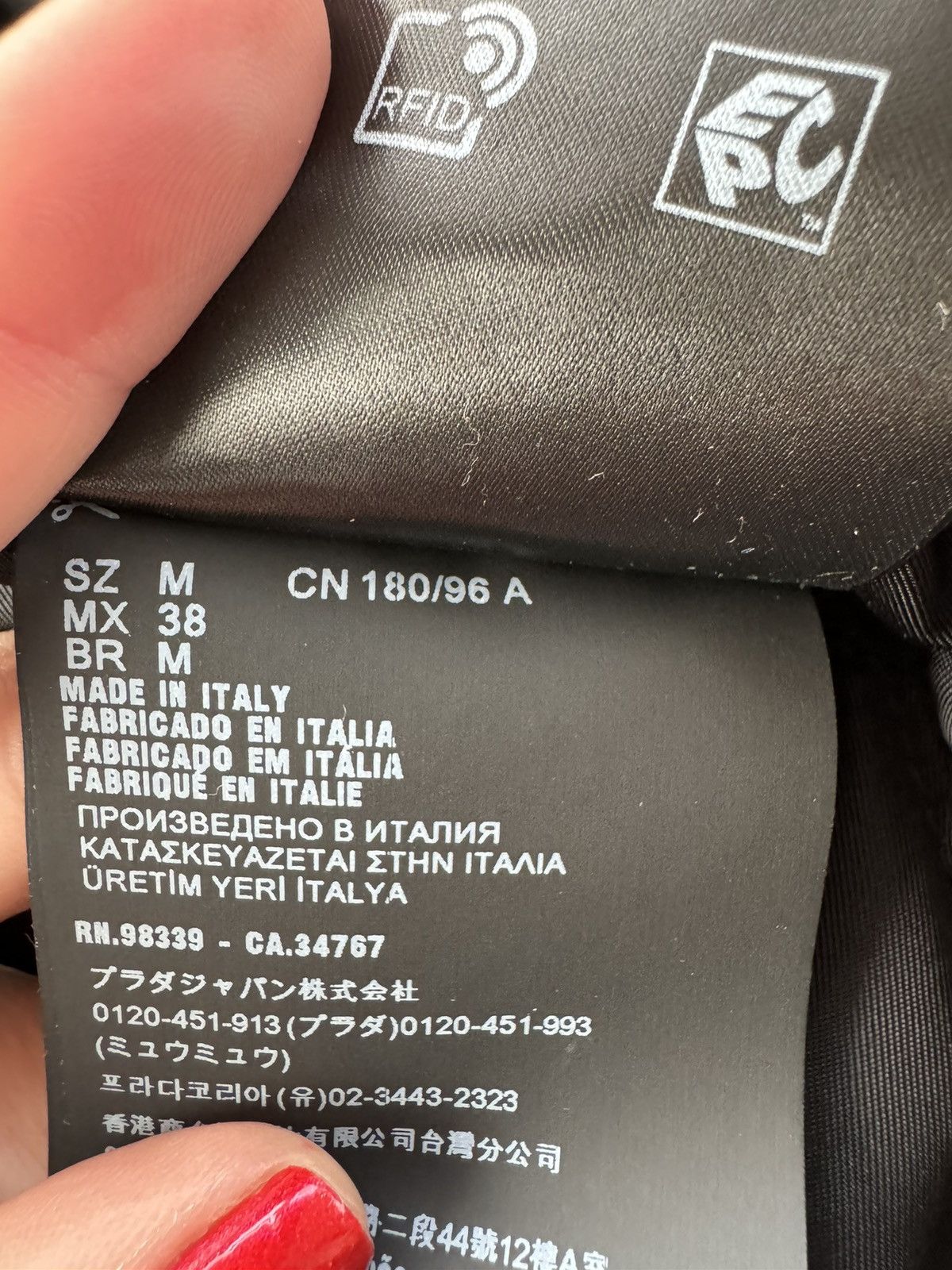 Prada Prada Re-Nylon oversized bomber jacket, size M Size US M / EU 48-50 / 2 - 17 Thumbnail