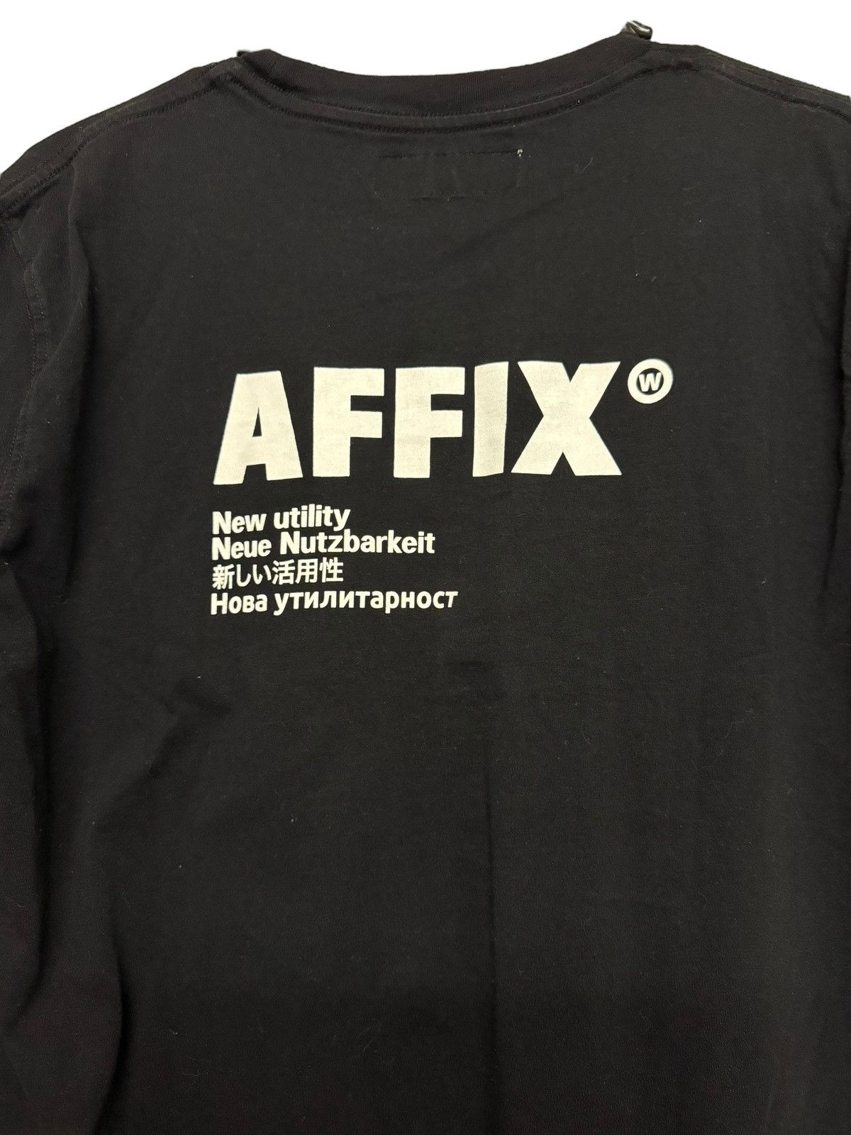 AFFXWRKS Affix Medium Black Big Logo Shirt Affxwrks Limited Medium Size US M / EU 48-50 / 2 - 6 Thumbnail