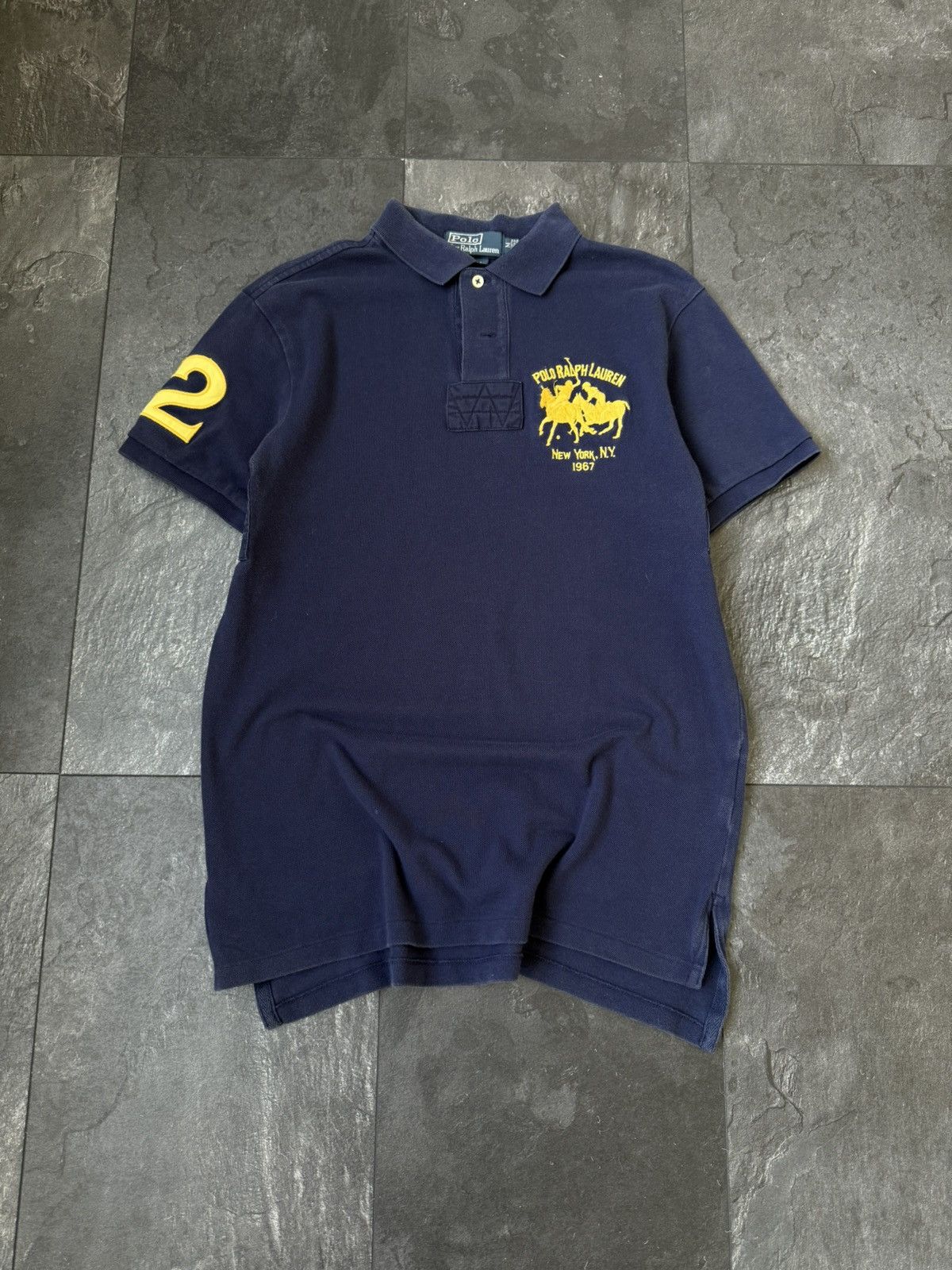 Polo Ralph Lauren × Vintage Vintage polo Ralph Lauren pools tee shirt big pony Size US M / EU 48-50 / 2 - 1 Thumbnail
