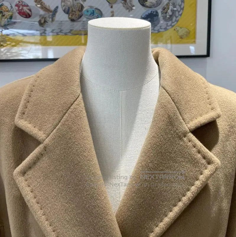 Max Mara MaxMara Camel Cashmere Long Coat for Women . Size S / US 4 / IT 40 - 6 Thumbnail