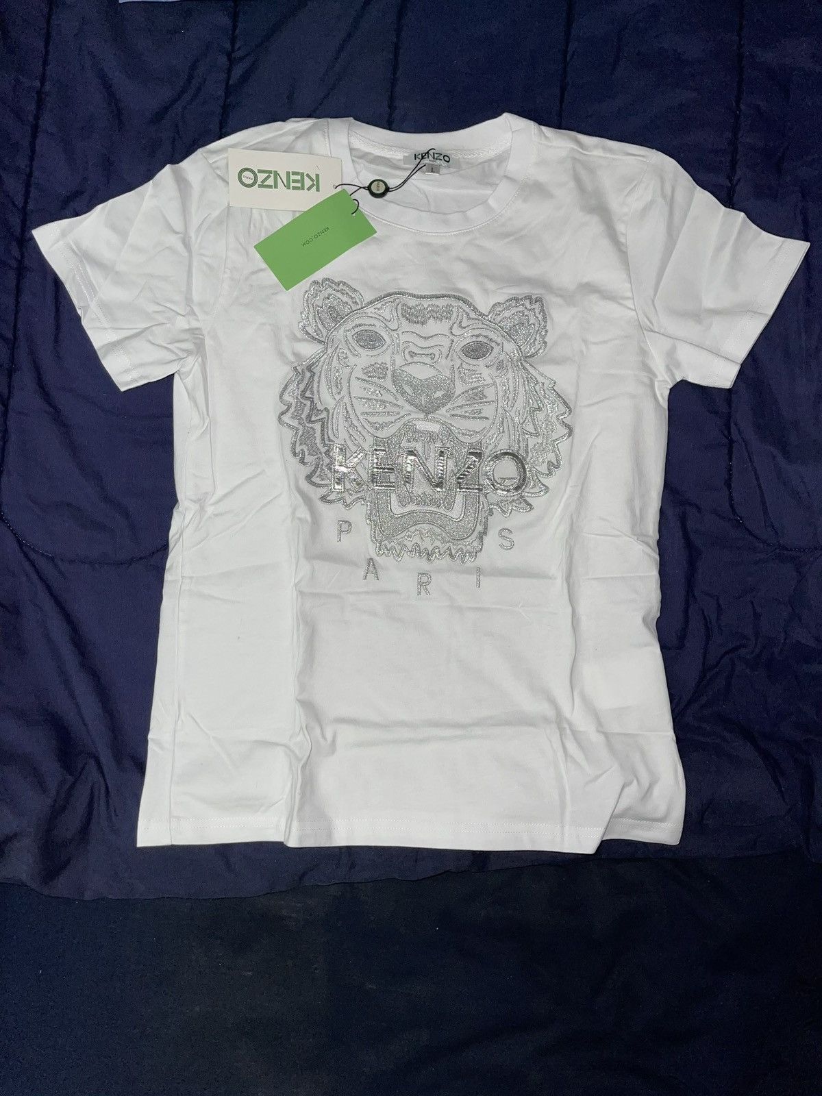 Kenzo Kenzo T-shirt - Silver Tiger Size US L / EU 52-54 / 3 - 2 Thumbnail