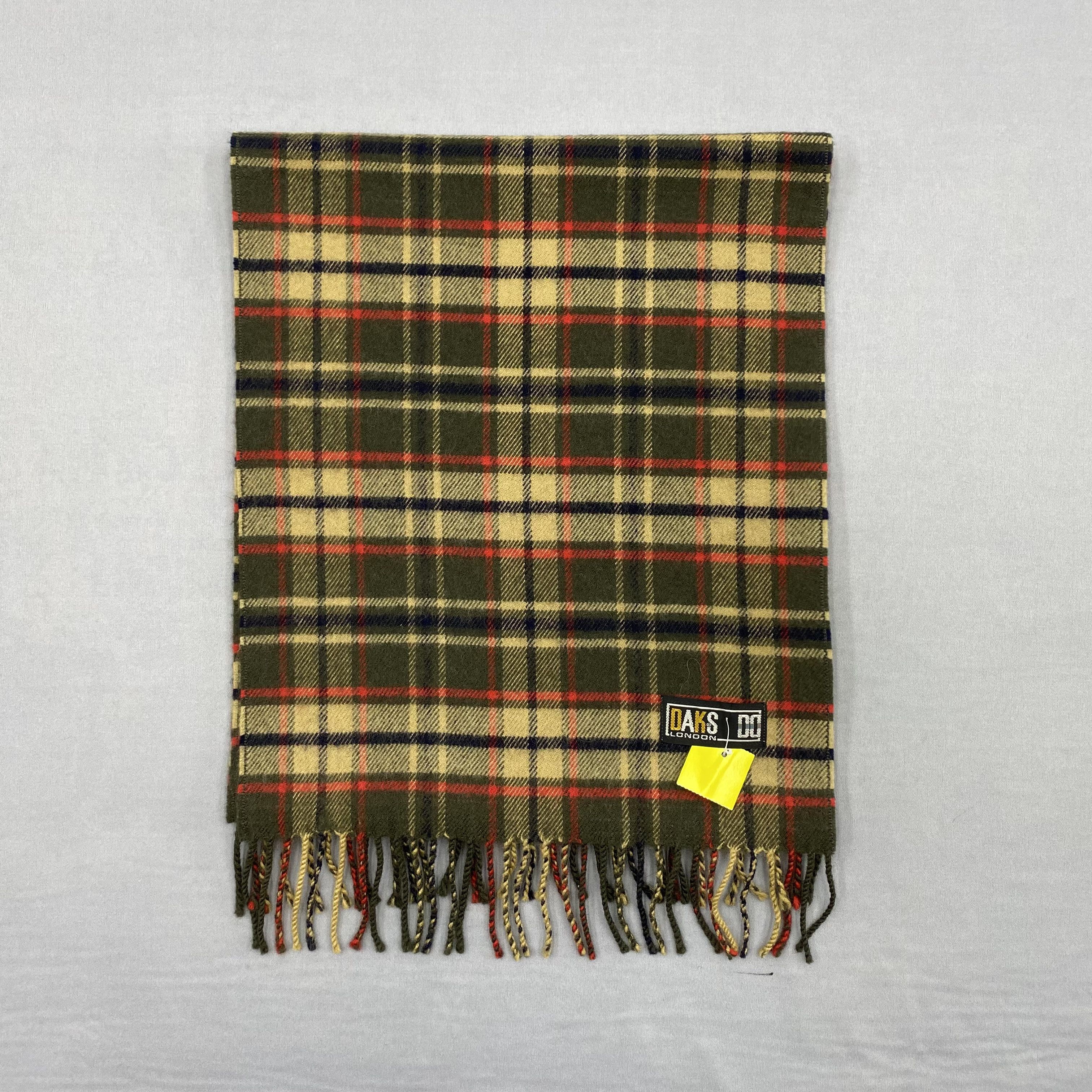 DAKS Vintage DAKS London Scarf Muffler Wool Cashmere Scarves Size ONE SIZE - 2 Thumbnail