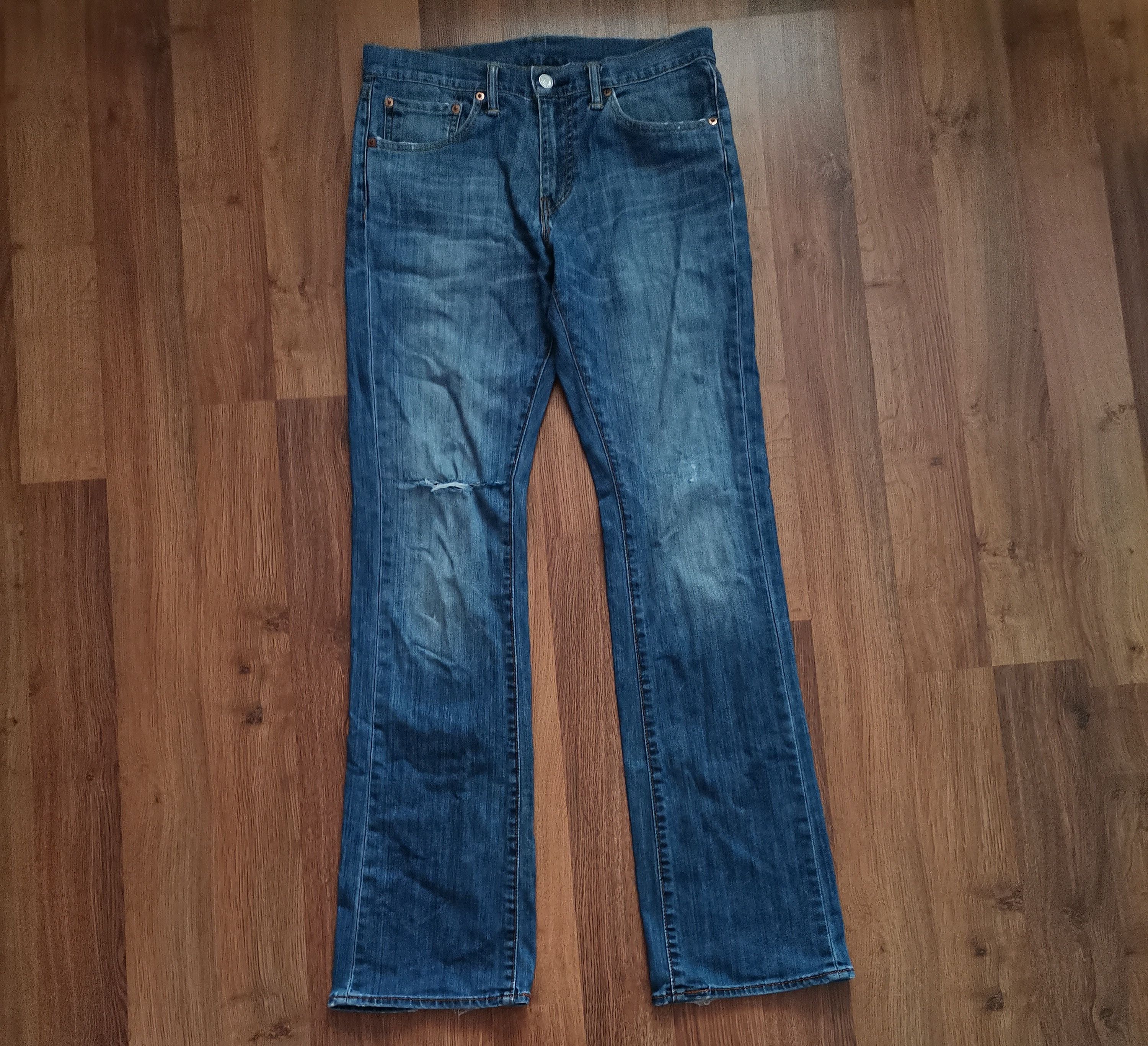 Levi's 527 Distressed Bootcut Jeans