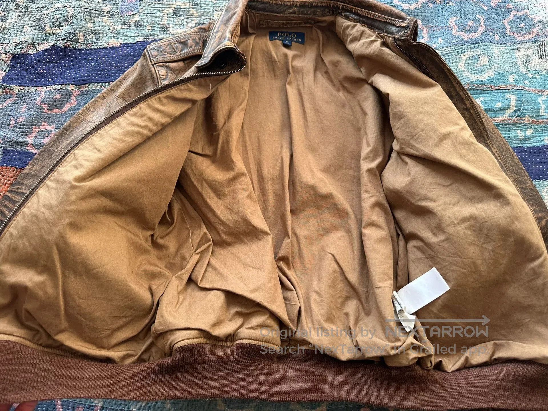 RRL Ralph Lauren vintage ralph lauren worn leather jacket. Size US M / EU 48-50 / 2 - 6 Thumbnail