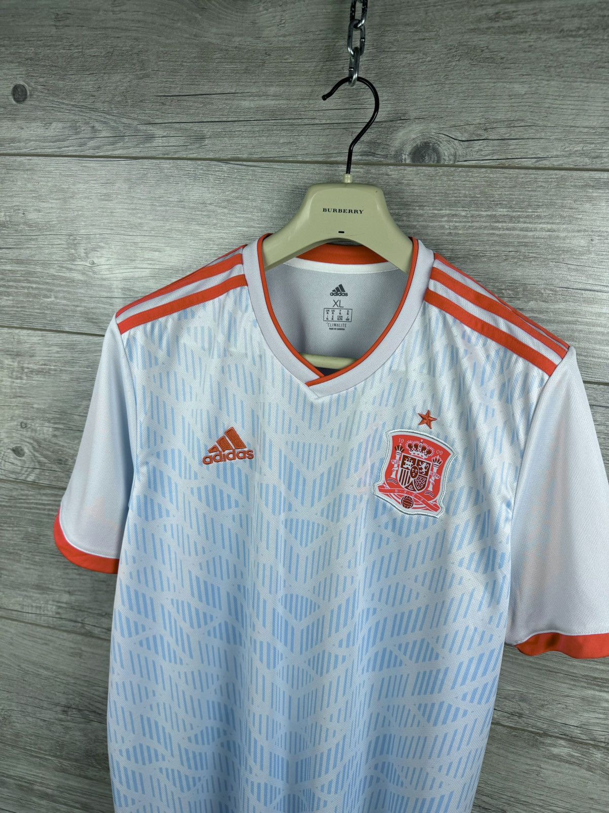 Adidas Adidas NWT Climalite Spain RFEF Soccer Jersey Size XL Size US XL / EU 56 / 4 - 3 Thumbnail