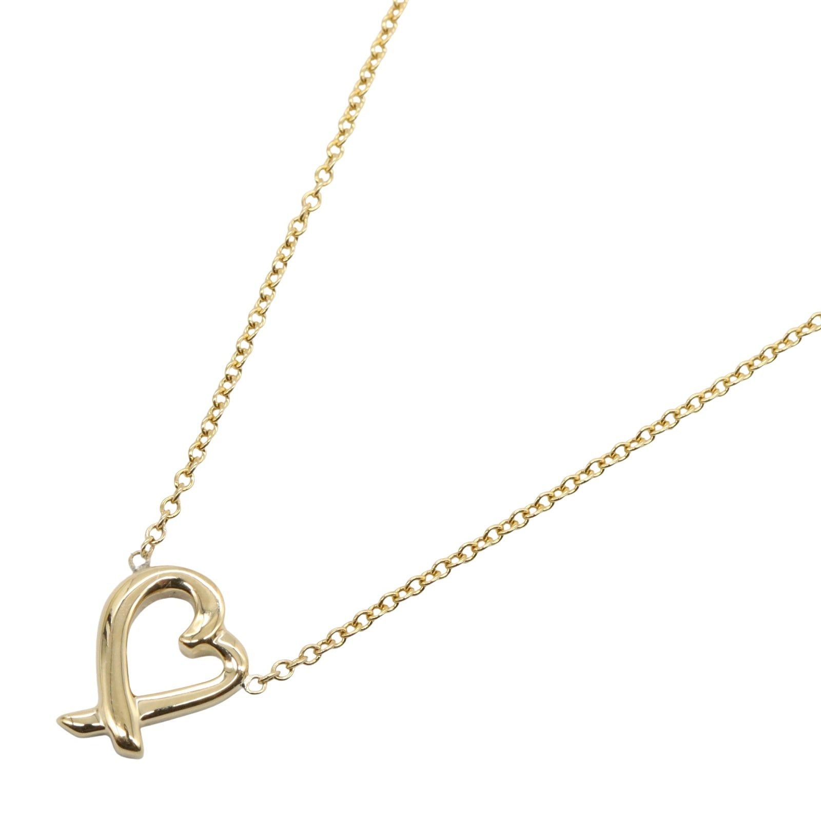 Tiffany & Co. Tiffany Co Loving Heart Necklace K18 (Yellow Gold) Gold Size ONE SIZE - 1 Thumbnail