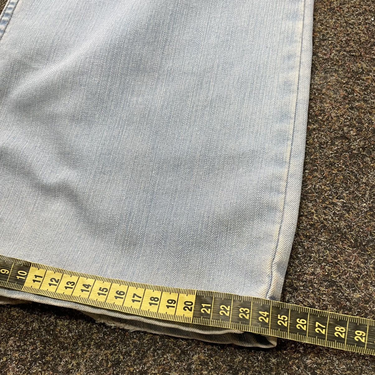 Vintage Vintage 90s Y2K Light Wash Baggy Wide Leg Jeans Skate 34 Size US 34 / EU 50 - 8 Thumbnail