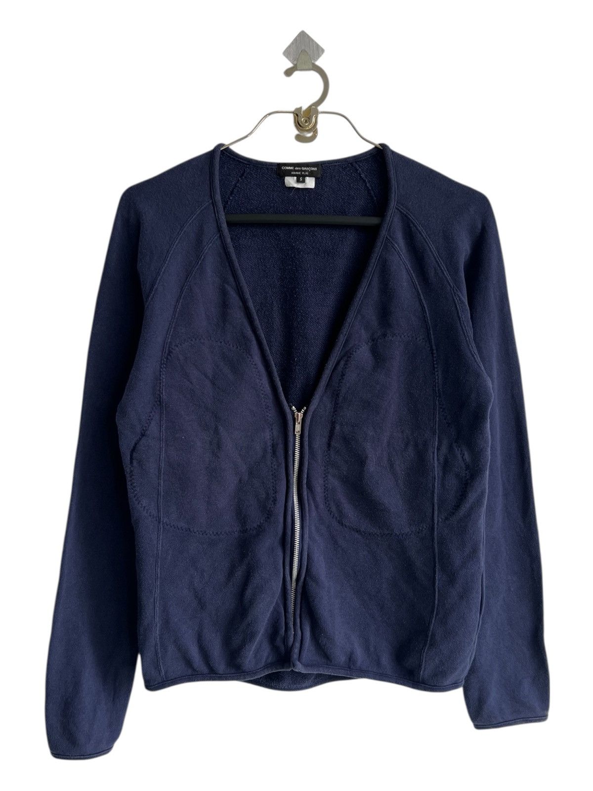 Comme des Garcons Homme Plus AW10 Comme des Garçons Homme Plus 3D Cut Pocket Zip Cardigan Size US S / EU 44-46 / 1 - 1 Thumbnail