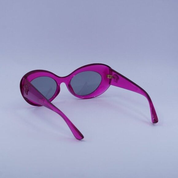 Versace Versace VE4456U 533487 Sunglasses Pink Oval Frame Size ONE SIZE - 6 Thumbnail