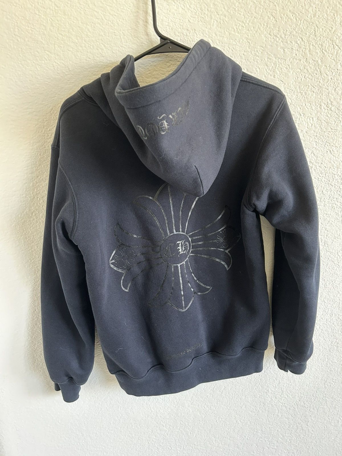 Chrome Hearts Rare Black on Black Thermal Waffle Zip Up Hoodie Size US S / EU 44-46 / 1 - 2 Thumbnail