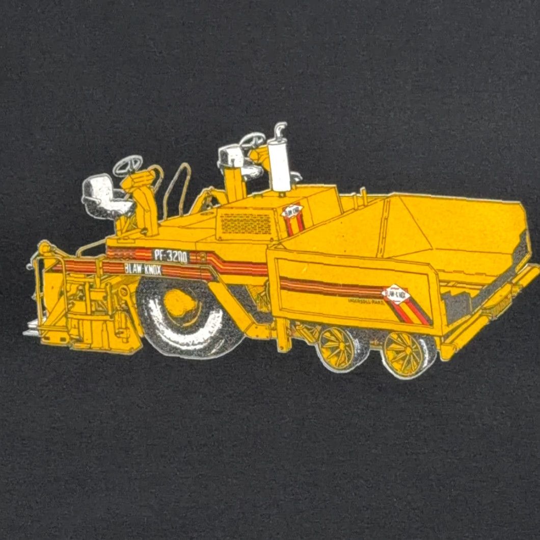 Fruit Of The Loom Vintage Blaw Knox Shirt Adult 2XL Black PF-3200 Construction Road Work Y2K 90s Retro Logo Cotton Blend Men T-Shirt Size US XXL / EU 58 / 5 - 4 Thumbnail