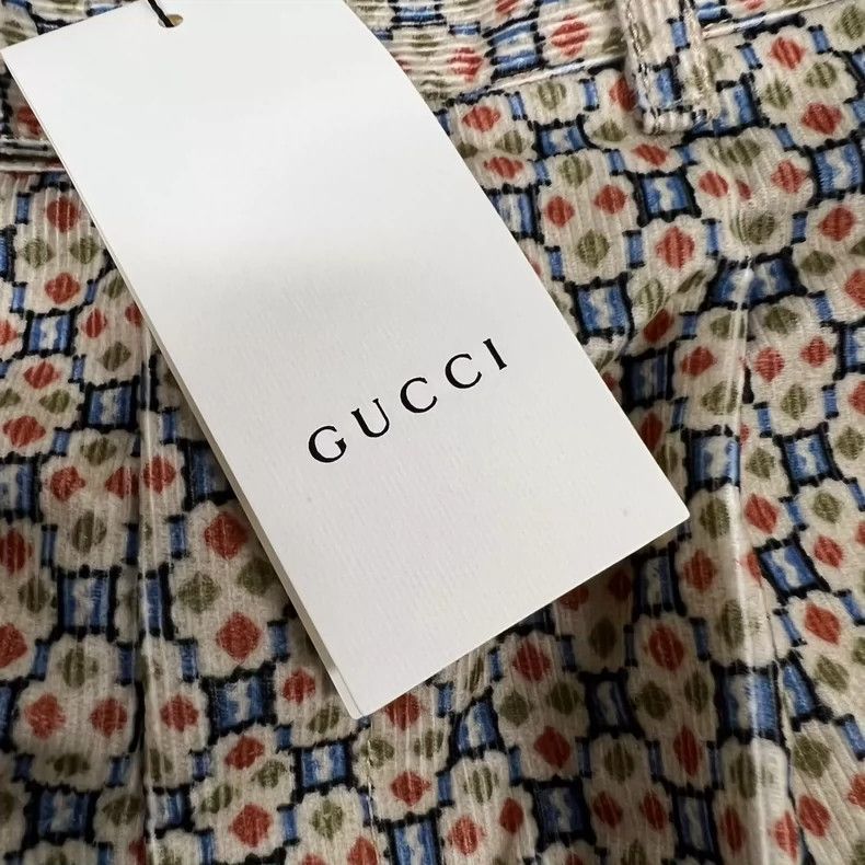 Gucci Gucci Full print corduroy trousers 2502-Nextarrow Size US 26 / EU 42 - 6 Thumbnail