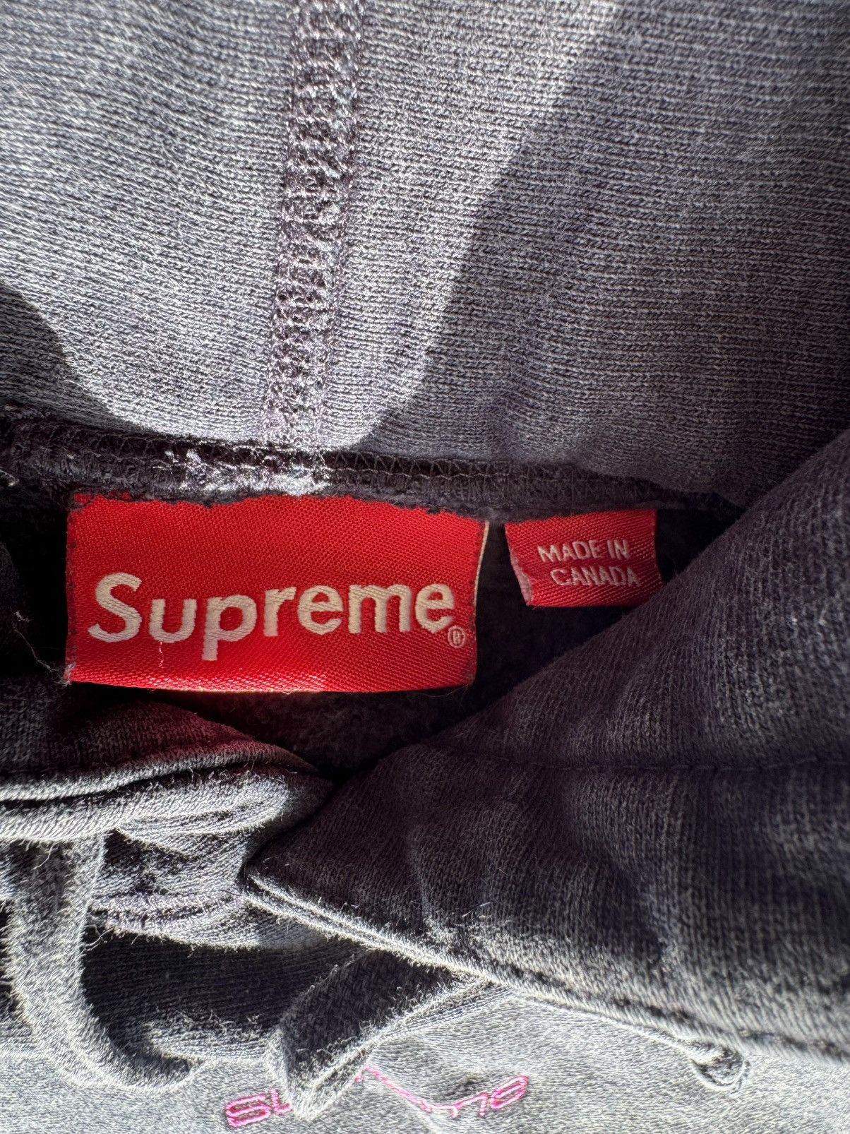 Supreme Supreme FW 2017 “Compact Logo Hoodie” Navy Size Medium Size US M / EU 48-50 / 2 - 5 Thumbnail