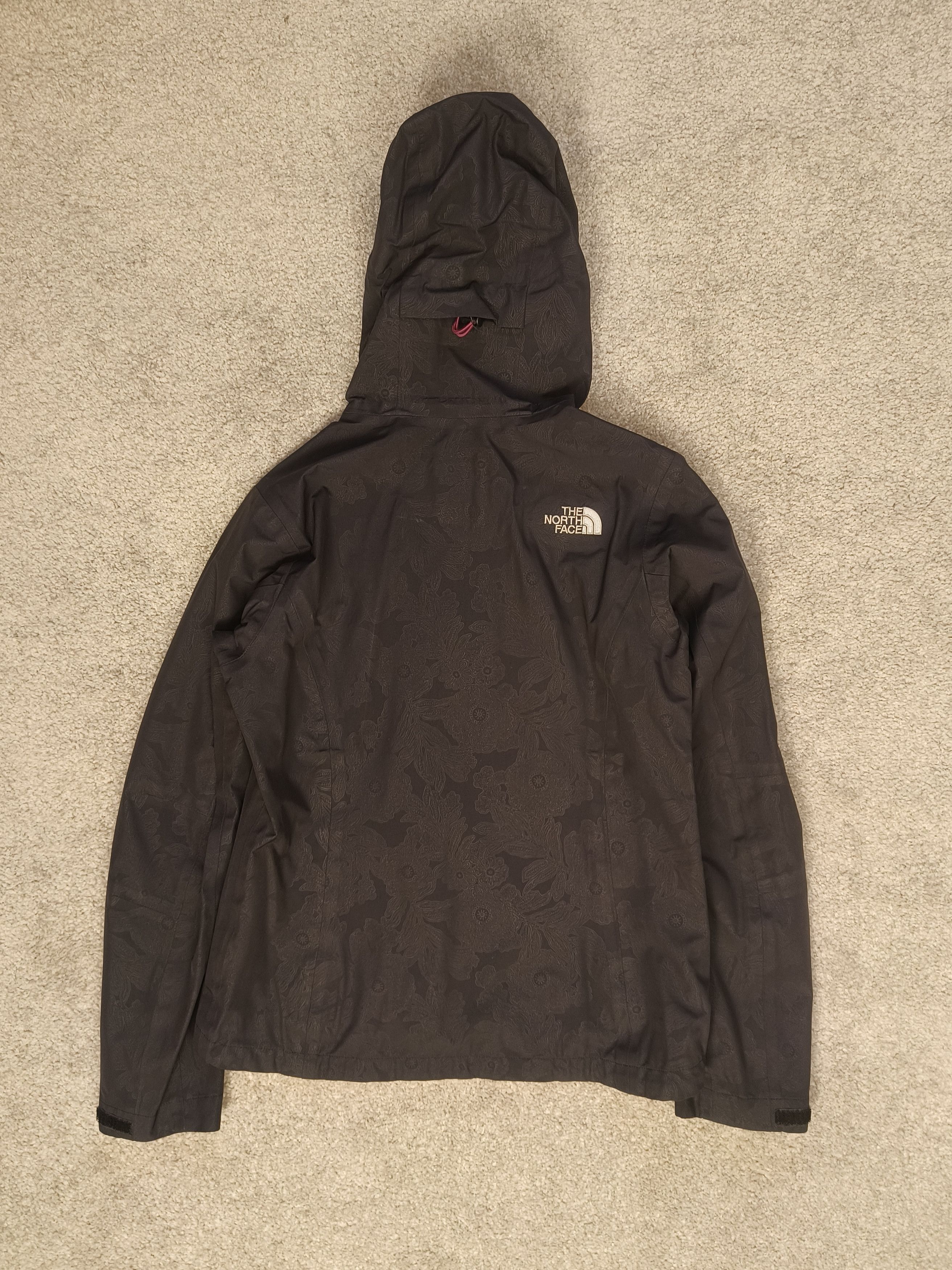 The North Face TNF HyVent Women's Black Dahlia Purple Medusa Hooded Jacket Size S / US 4 / IT 40 - 3 Thumbnail