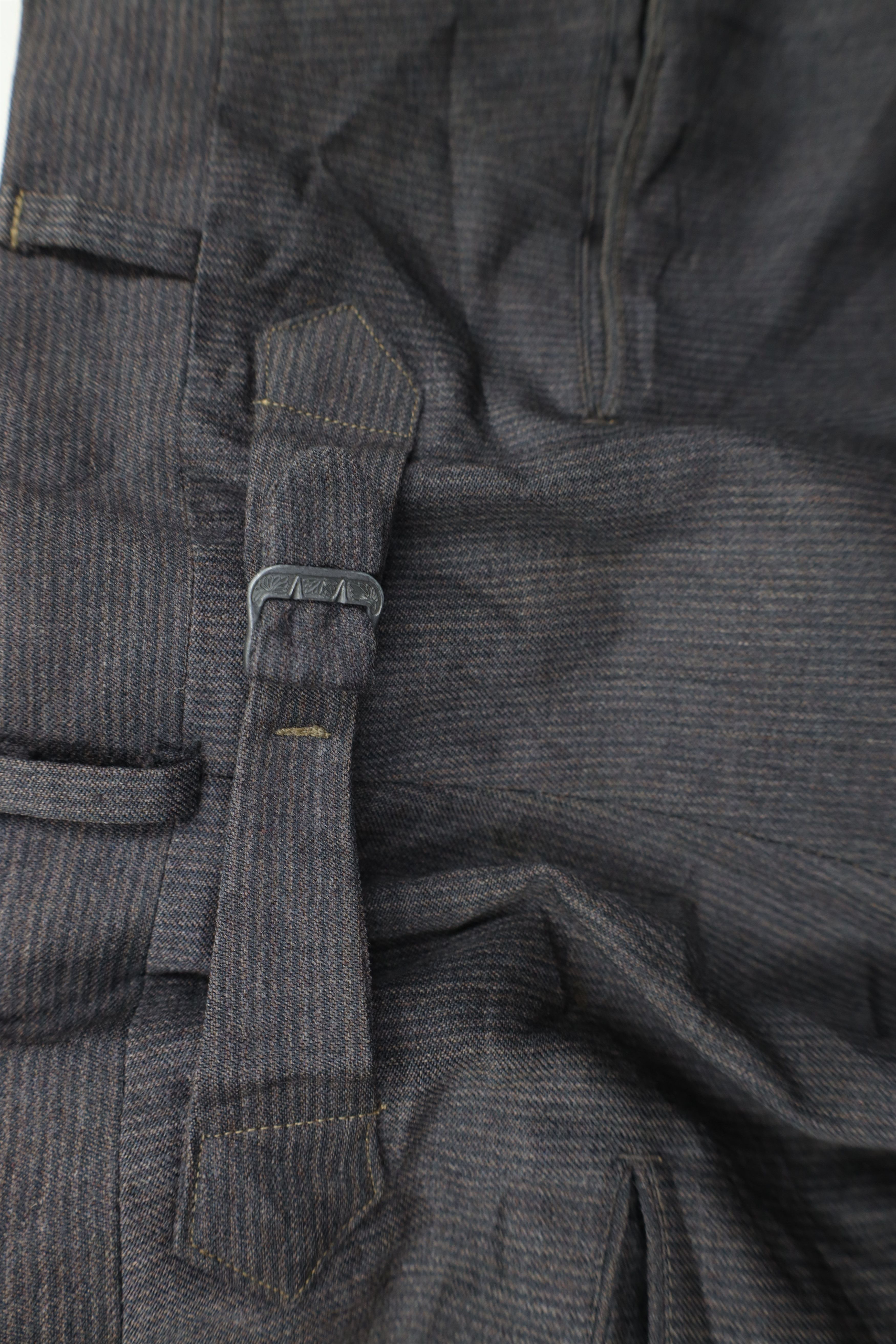 Vintage Vintage 40s 50s Rockabilly Back Striped Wool Pants USA Size US 34 / EU 50 - 9 Thumbnail