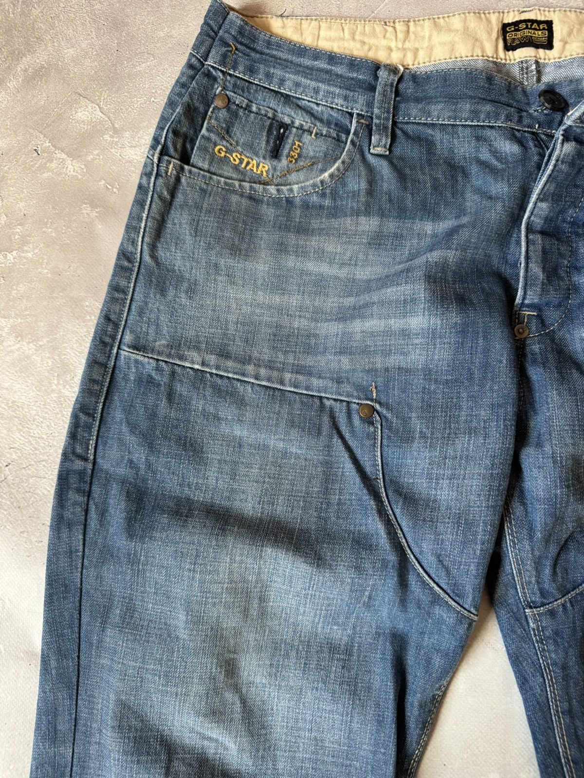 G-Star Vintage G-Star Double Knee Style Baggy Jeans Made in Italy Size US 36 / EU 52 - 11 Thumbnail