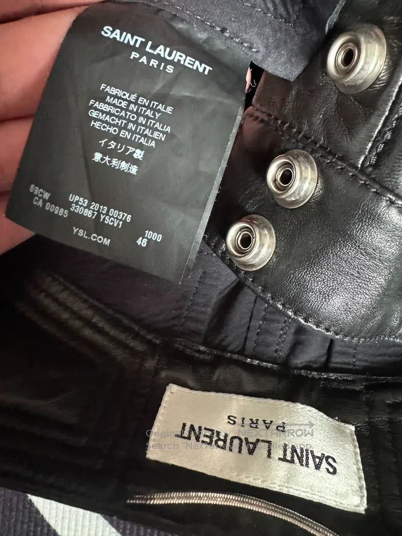Saint Laurent Paris Saint Laurent Paris Black Samurai Multi-Zip Moto Leather P Size US 30 / EU 46 - 9 Thumbnail