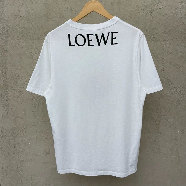 Loewe loewe White Jam Toast Logo Short Sleeve 2506-Nextarrow Size US S / EU 44-46 / 1 - 2 Thumbnail