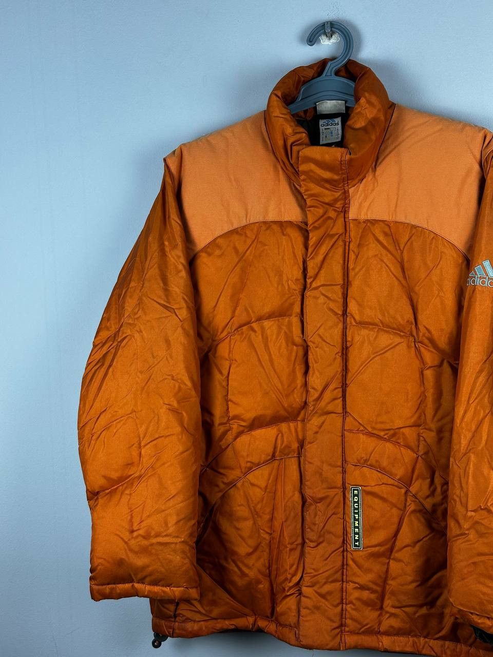 Adidas Adidas Equipment Vintage 1999 Orange Puffer Down Jacket Size US M / EU 48-50 / 2 - 3 Thumbnail