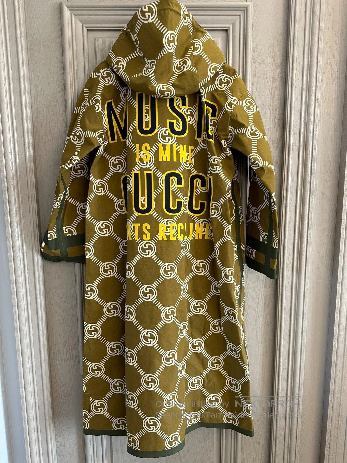 Gucci Gucci 100th Anniversary Logo Hooded Trench. Size XS / US 0-2 / IT 36-38 - 1 Thumbnail