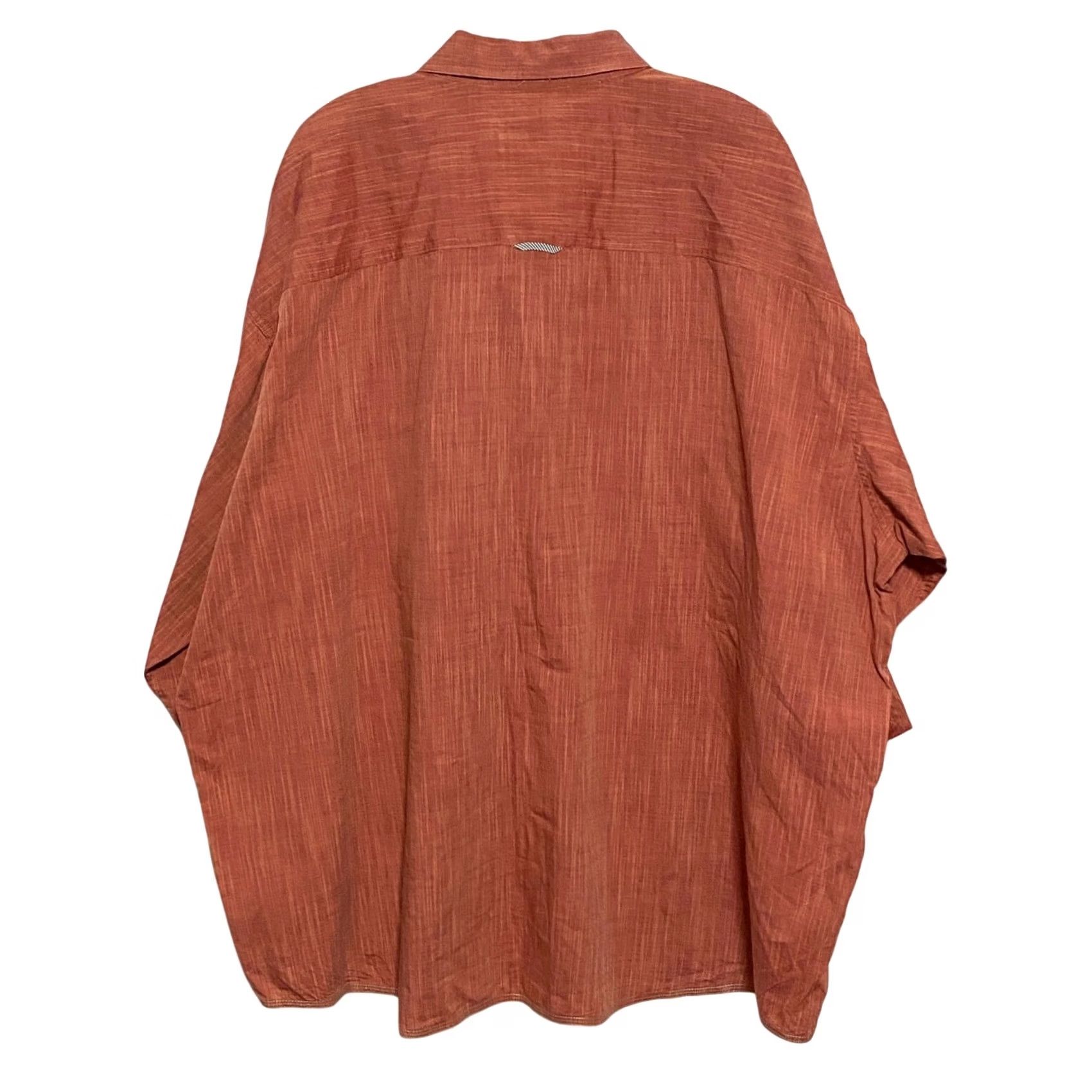 Pronto Uomo Pronto Uomo Button-Down Shirt Mens 3XL Orange Utility Preppy Classic Long Sleeve Button-Up Size US XXL / EU 58 / 5 - 3 Thumbnail