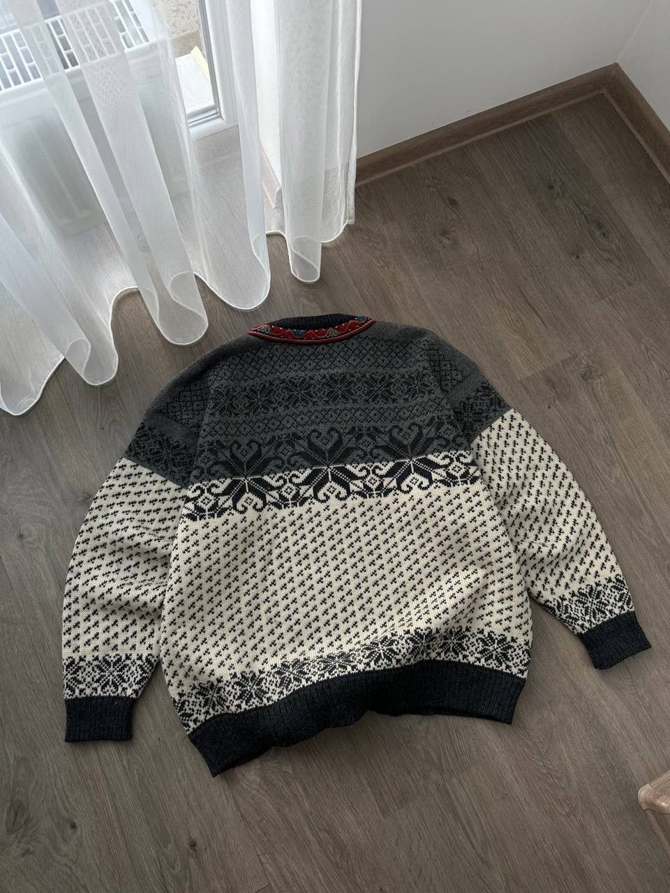 Dale Of Norway × Vintage Vintage Nordman Land 80’s Wool Cardigan Claps Sweater Size US L / EU 52-54 / 3 - 16 Thumbnail