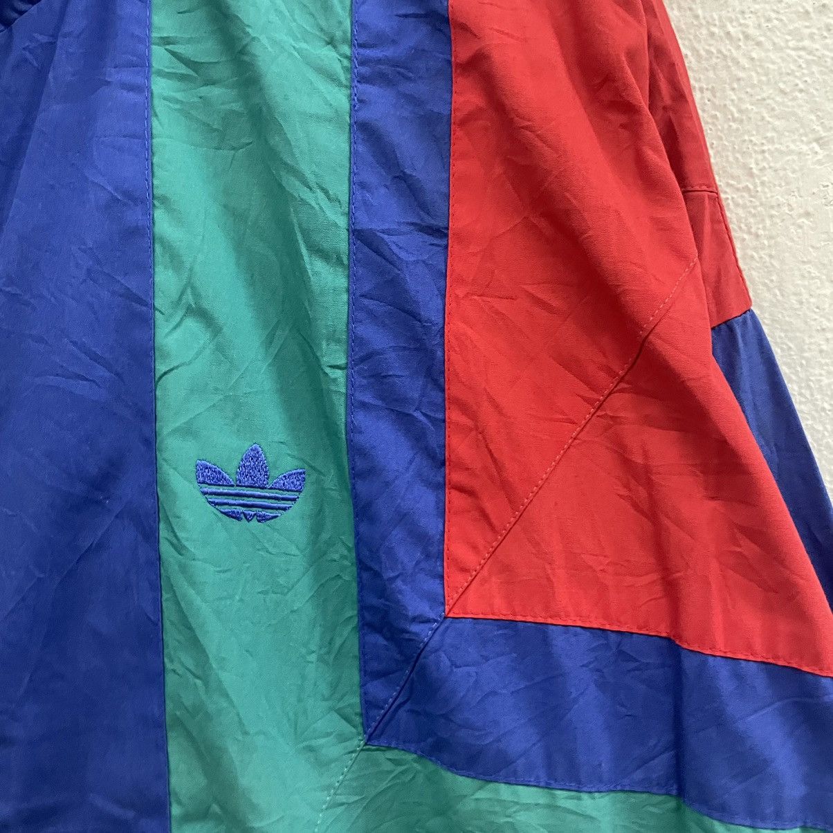 Adidas × Vintage 🔥Vintage Adidas Retro Tricolour Full Zipper Light Jacket Size US L / EU 52-54 / 3 - 6 Thumbnail