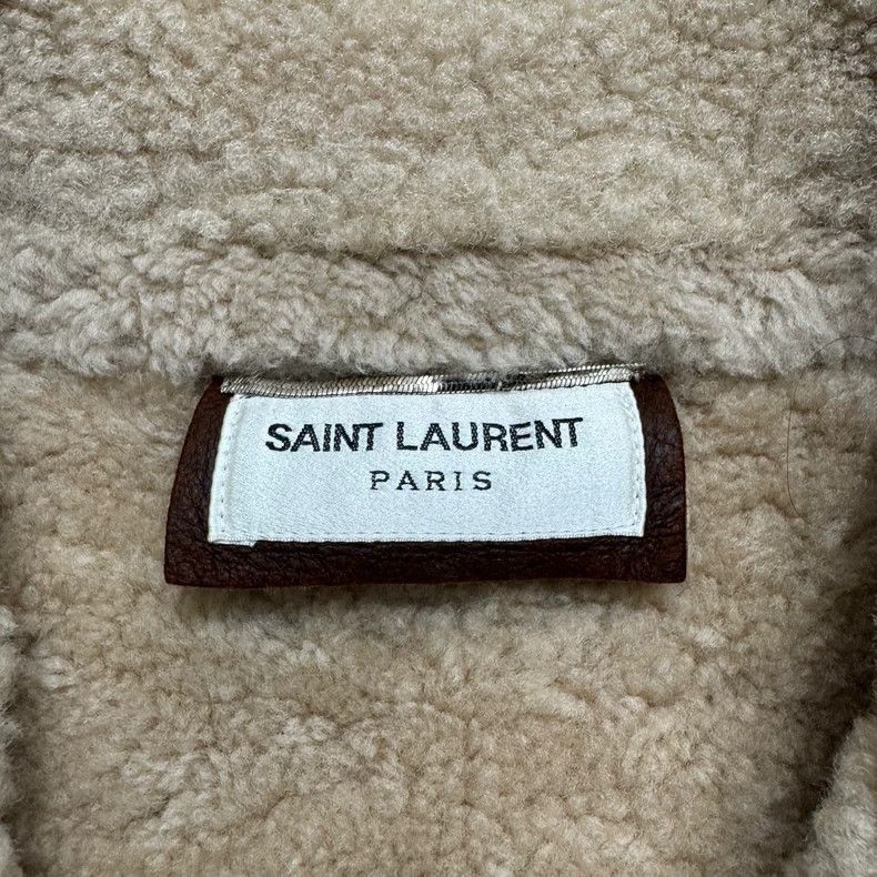 Other Saint Laurent Paris SLP Shearling-Trimmed Leather Jacket-2 Size US XXL / EU 58 / 5 - 3 Thumbnail
