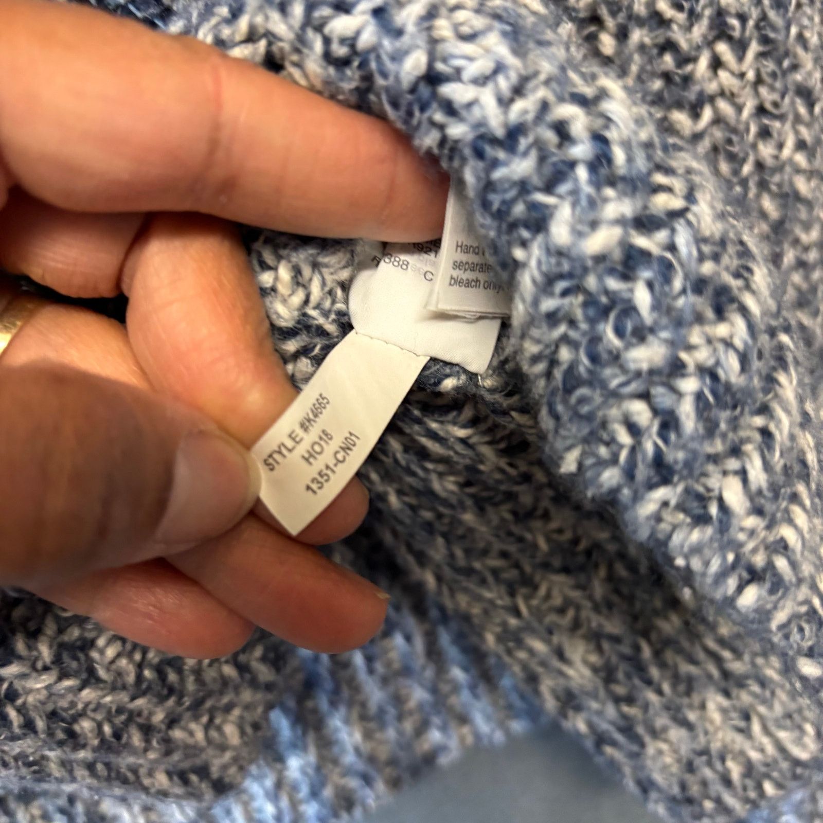 J.Crew Point Sur Sweater Fisherman Cable Knit Roll Neck Turtleneck Size XS / US 0-2 / IT 36-38 - 6 Thumbnail