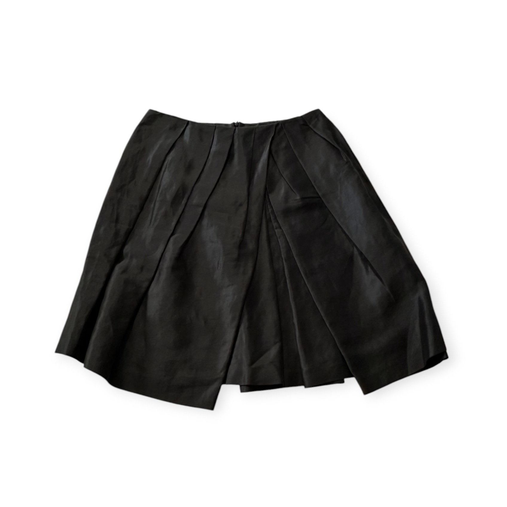 Dries Van Noten Dries Van Noten Black Faux Wrap A line Skirt, Size 40EU Size 28" / US 6 / IT 42 - 4 Thumbnail